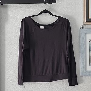 Victoria's Secret Black Long Sleeve Blouse